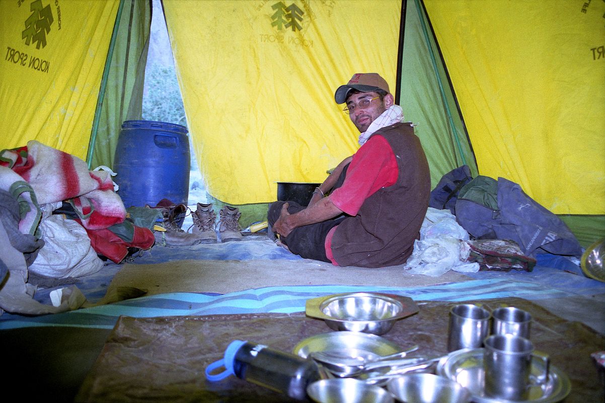 03 Cook Ali In Kitchen Tent